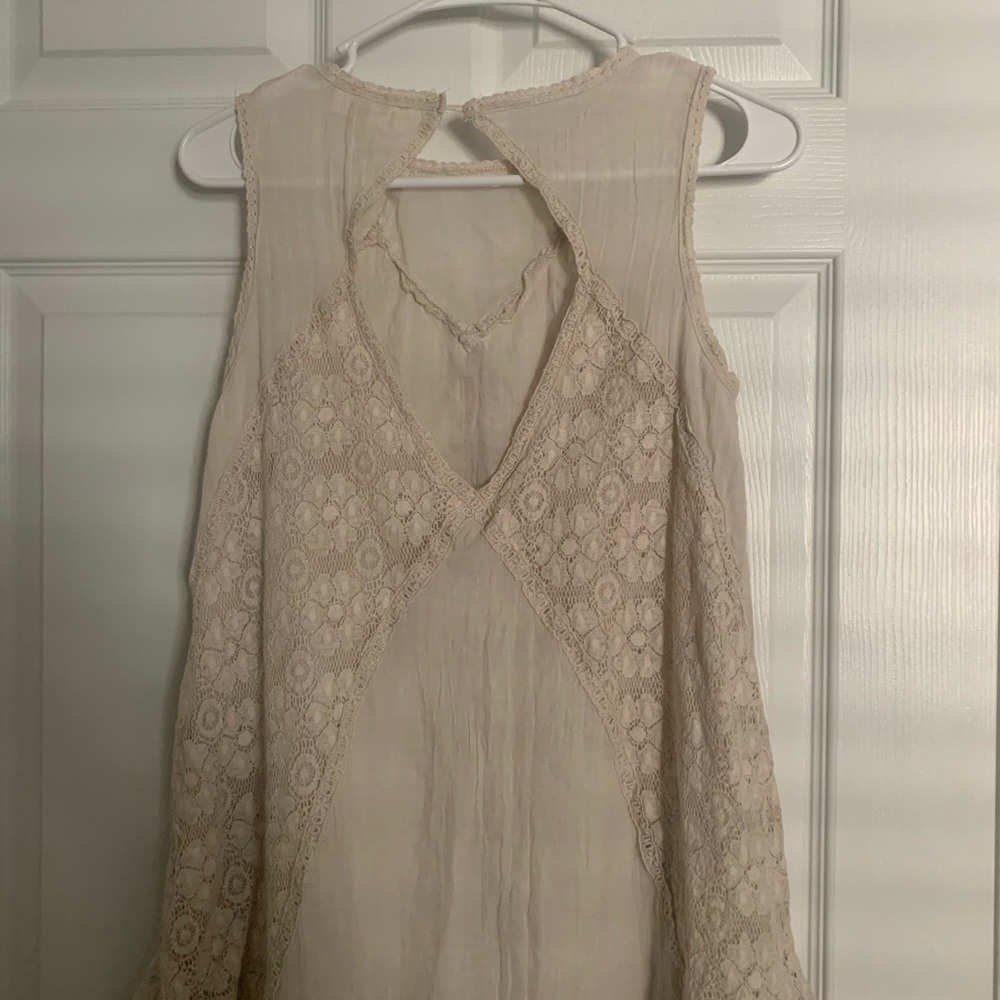 Altar’d State cream lace boho mini dress - Picture 6 of 6
